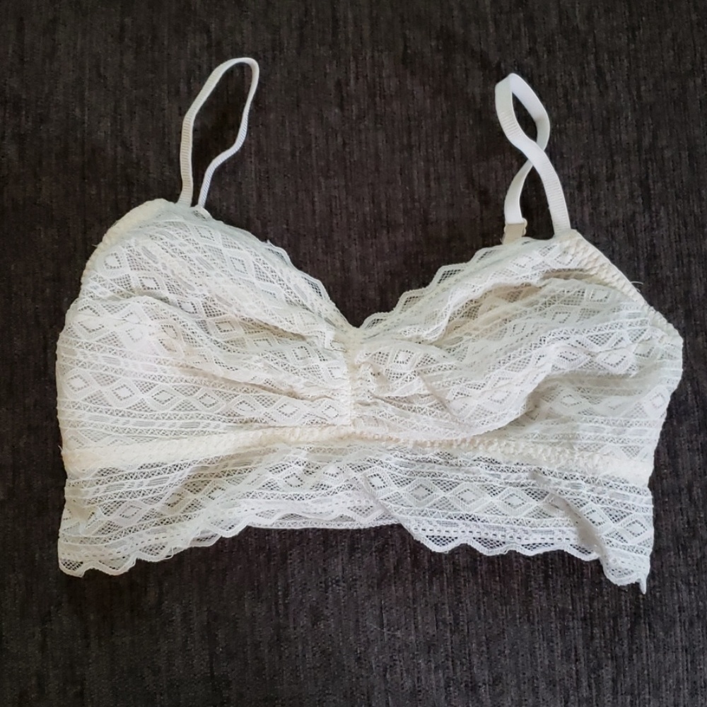 Victoria's secret PINK bralette Off white SZ.XS